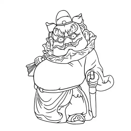 国潮插画~天师钟馗2