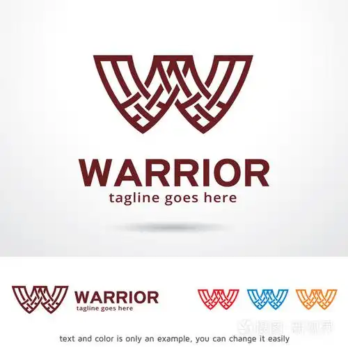 字母w标志模板设计矢量