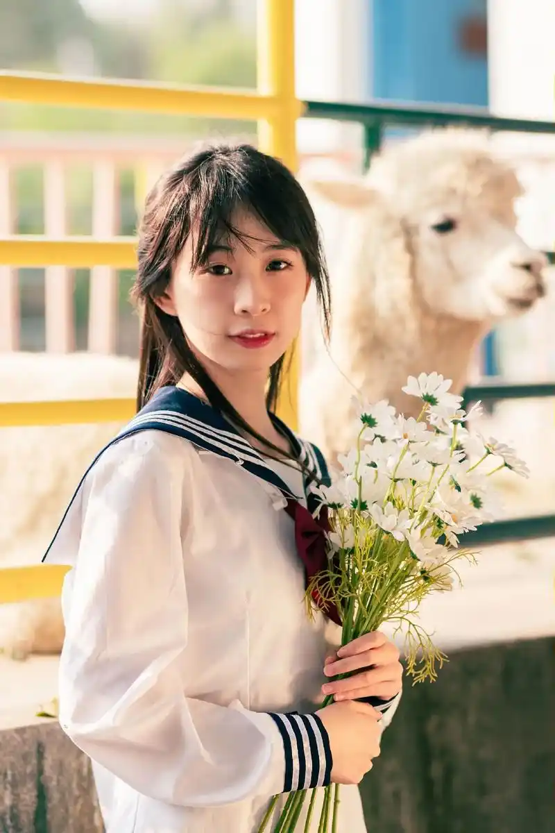 「日系人像」吐口水的羊驼07heitui.很可爱的羊驼!有被 - 抖音