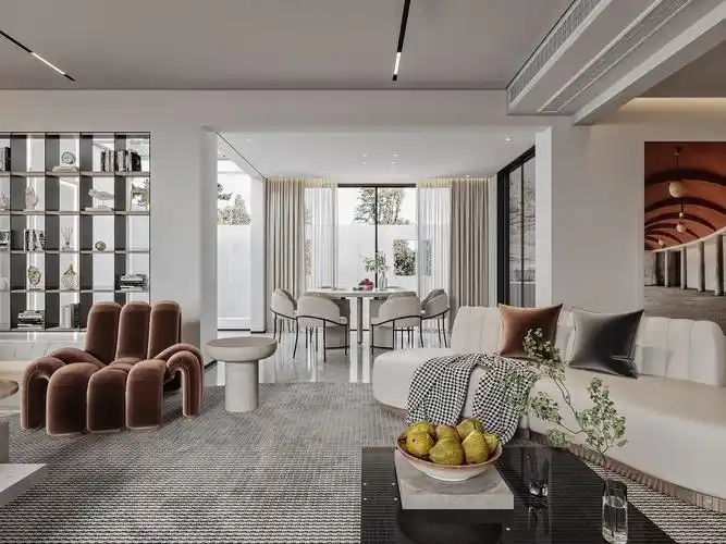 现代温馨客餐厅 - 效果图交流区-建e室内设计网