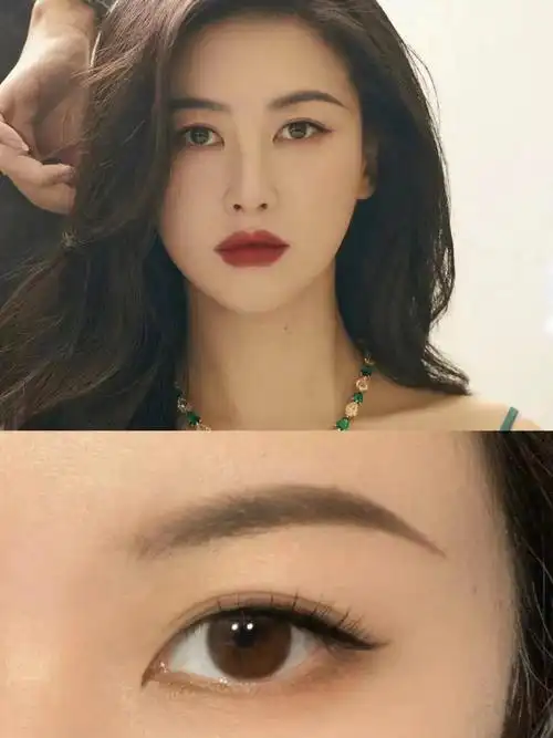 中式妆容教科书水湾眉的朱珠让人太着迷