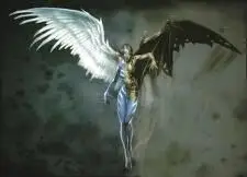 求一半天使一半恶魔的图