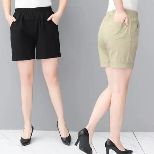 中老年女士短裤