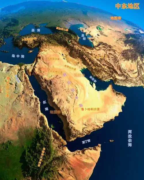 阿拉伯国家中,谁的面积最大,谁的人口最多?