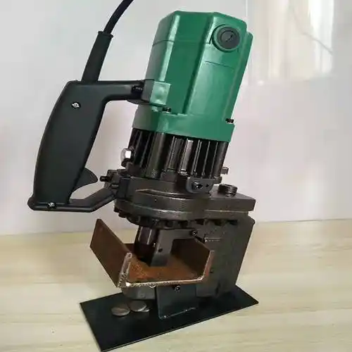 中禧机械便携式钢板冲孔机电动液压金属板打孔机zx20