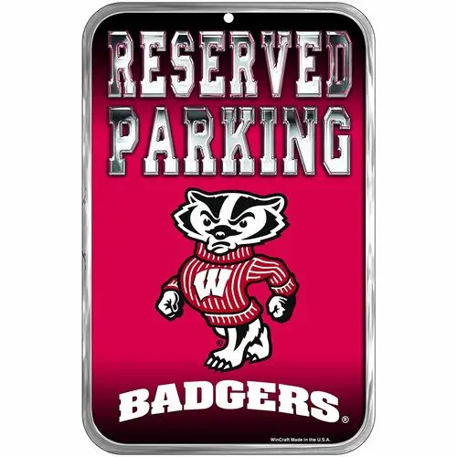 ncaa wisconsin badgers 11-by-17 inch locker room sign