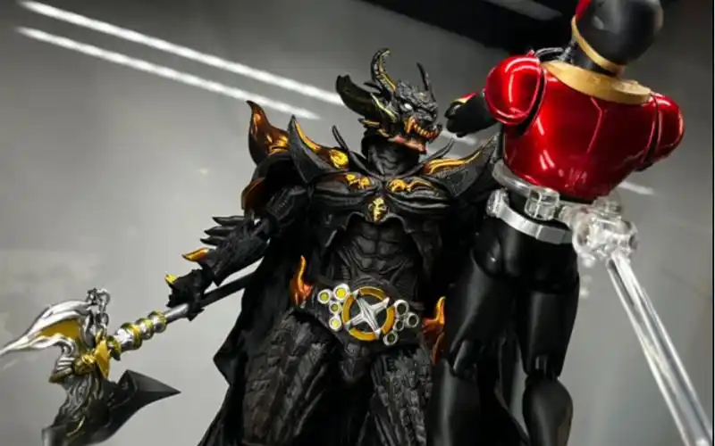 真骨雕暗黑骑士kiba 牙狼系也太帅了吧