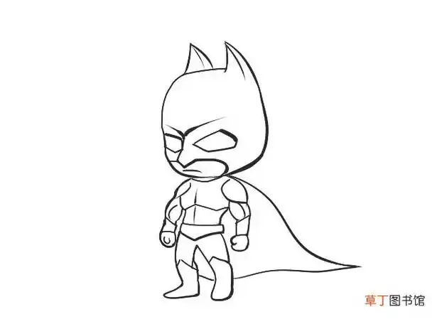 蝙蝠侠简笔画