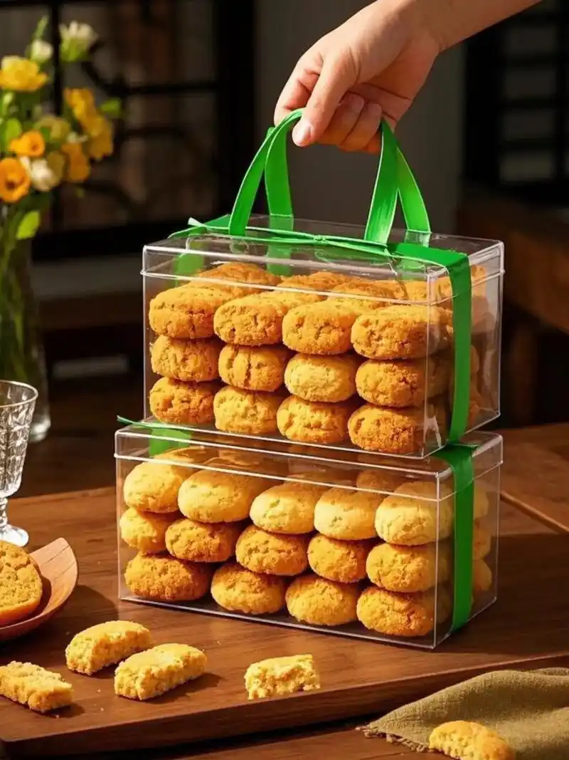 山药桃酥,加入了清新的木糖醇,美味与健康兼具!轻咬一口,桃酥