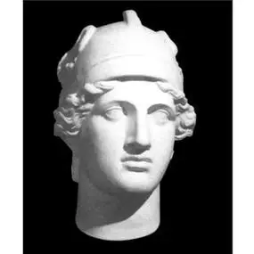 石膏像-战神-圆面-美术素描雕塑 美术写生学校画室教学用品35厘米