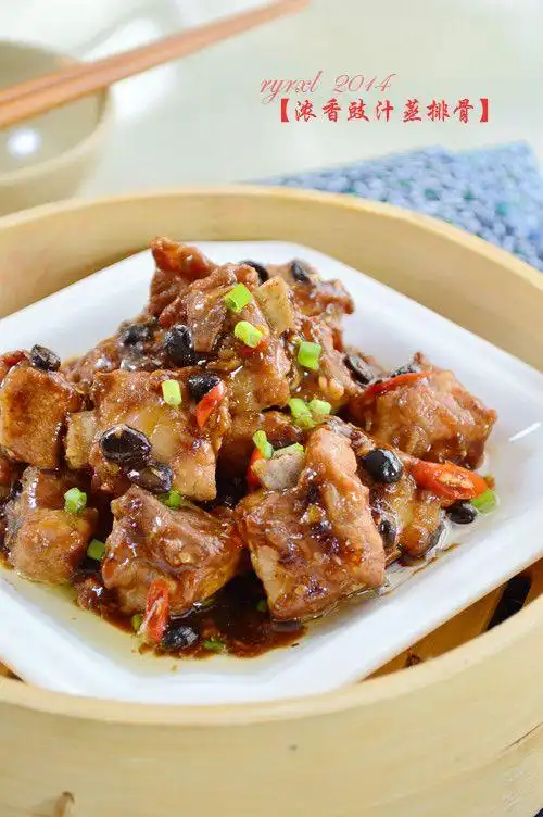 浓香豉汁蒸排骨——豆果菁选酱油试用的做法_菜谱_豆果美食