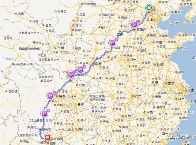 从北京到云南,京昆高速自驾游一览沿途风光!