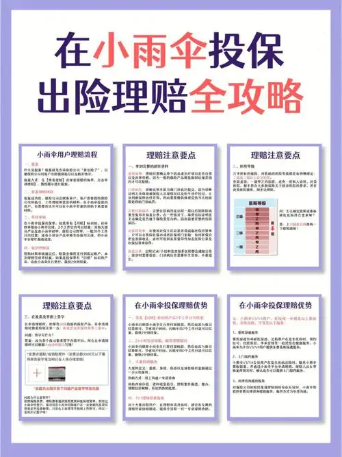 理赔流程大揭9260在小雨伞投保出险这样做60