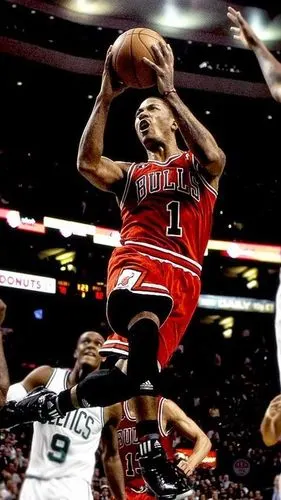 nba球星罗斯扣篮,高清图片,手机锁屏桌面-壁纸族