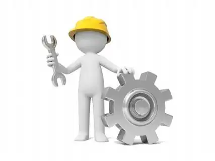 3d小人手持维修工具图片