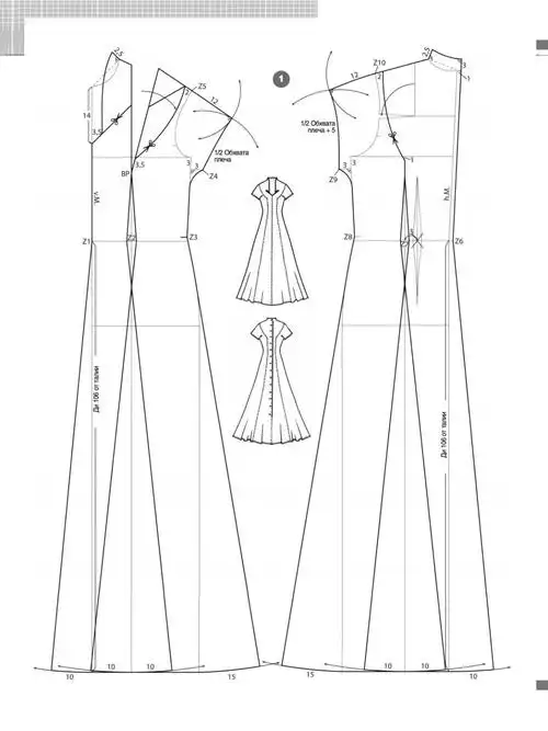 连衣裙,上衣,工装裤的图纸资料整理