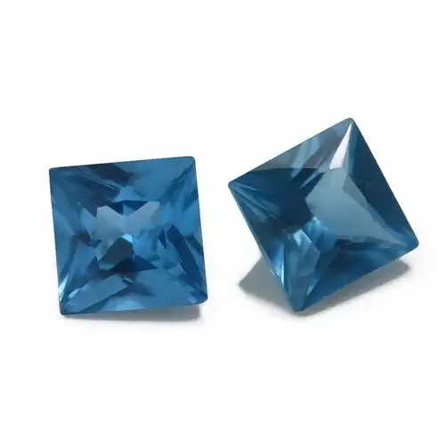 正方形合成尖晶石120# 公主方切法 梧州人造宝石批发