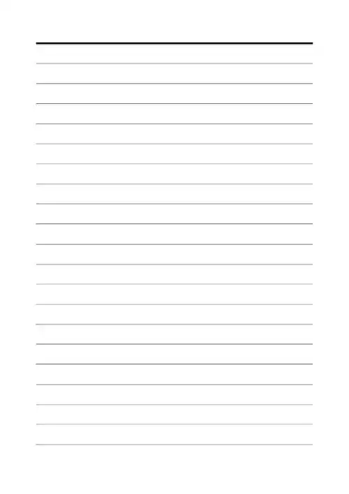 横格纸可直接打印