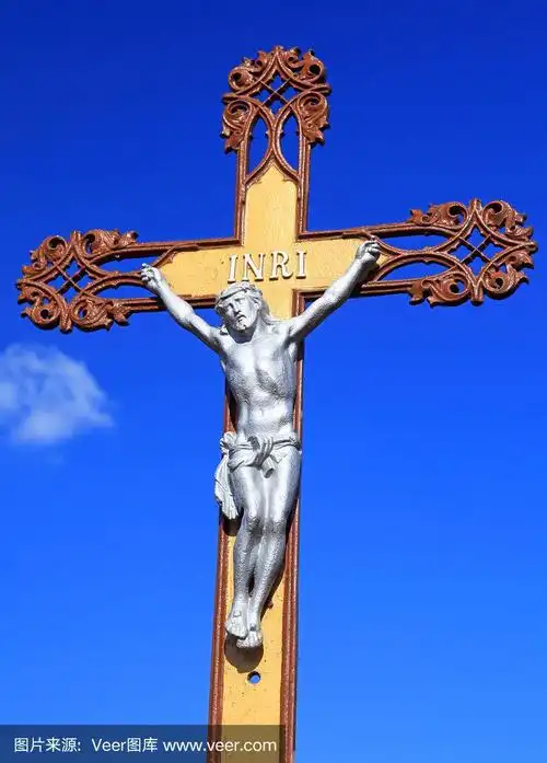 耶稣基督被钉在十字架上