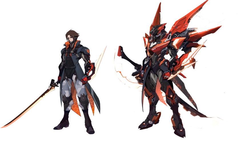 铠-绛天战甲皮肤设定说明