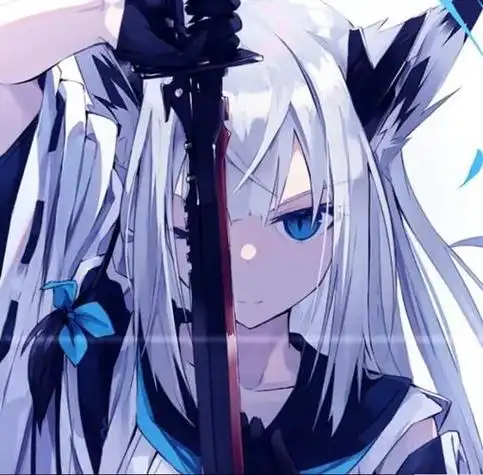 手持剑动漫头像女 动漫头像图片大全 -【爱个性】