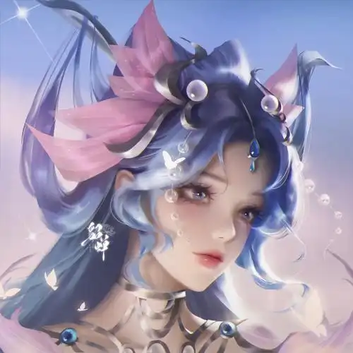 插画貂蝉闺蜜头像