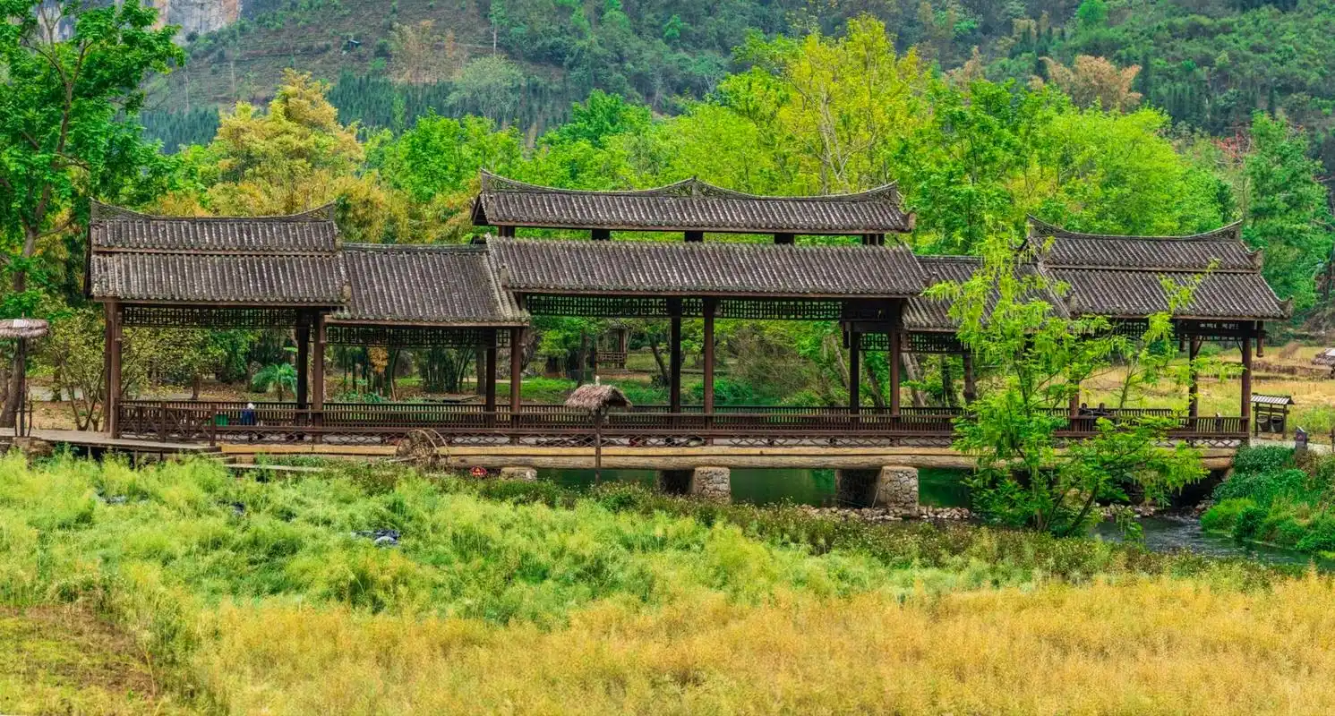 文山,广南坝美,世外桃源景区 林尽水源,便得一山.