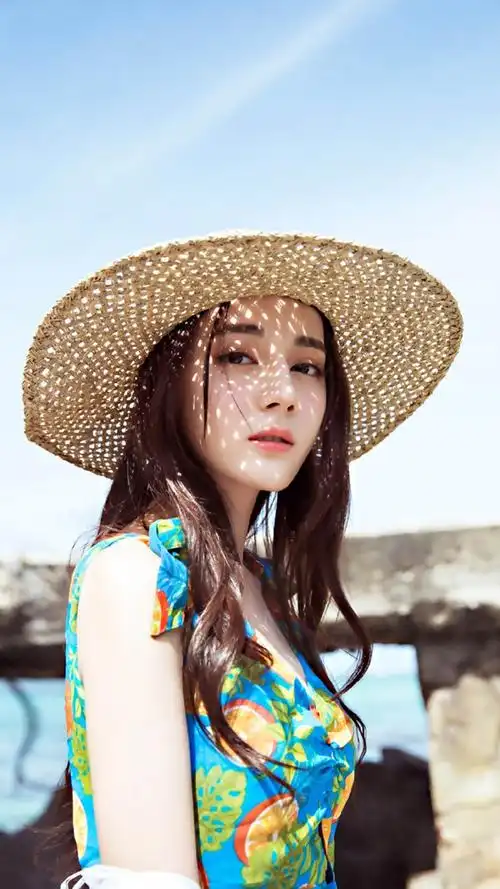 唯美清新女神迪丽热巴