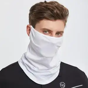 高尔夫防晒面罩男士冰丝围脖脸罩夏季凉感高弹防紫外线透气口罩