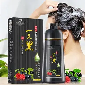 润丝丹一支黑一洗黑染发剂400ml