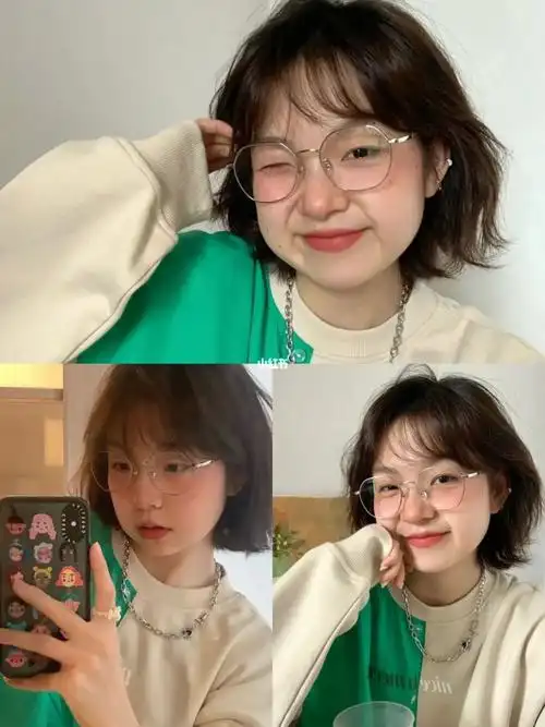 慵懒系短发女孩