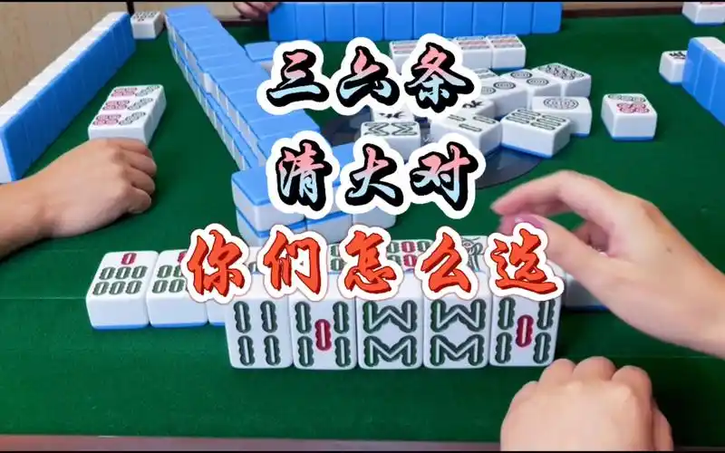 麻将:清一色对对胡和三六条,你怎么选