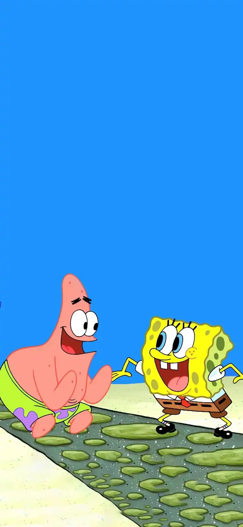 海绵宝宝派大星.#手机壁纸 #海绵宝宝 #派大星 #送你一张 - 抖音