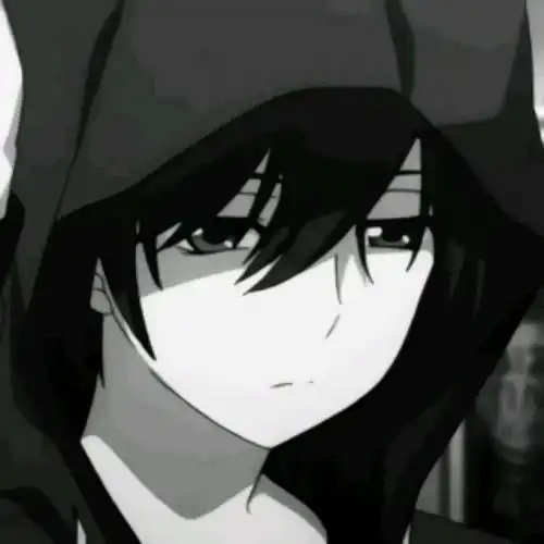 qq男生动漫头像黑白