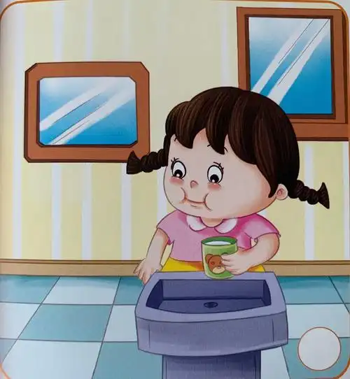 大龙幼儿园疫情线上个人礼仪活动——《漱口歌》