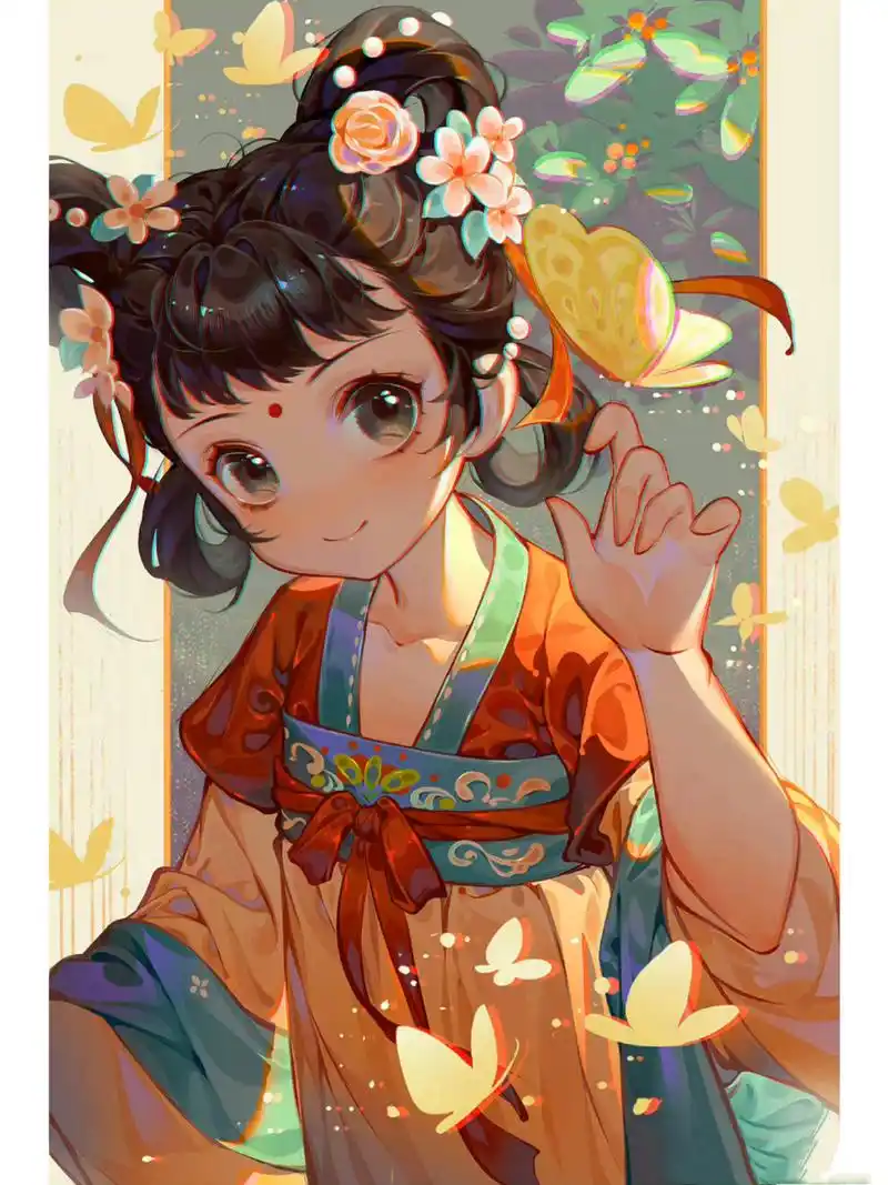 动漫人物|国风版动漫人物,这风格很难不爱吧 画师:大由由520