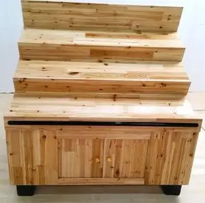 定制超市木货架展示架零食散装货柜糖果干货三层超市货架散货柜