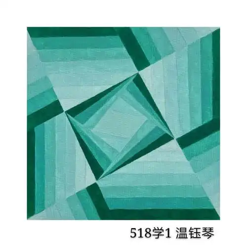 优秀作业:518学前专业——色彩构成——明度推移