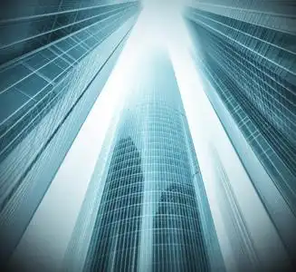 成功的工业建筑的业务概念照片