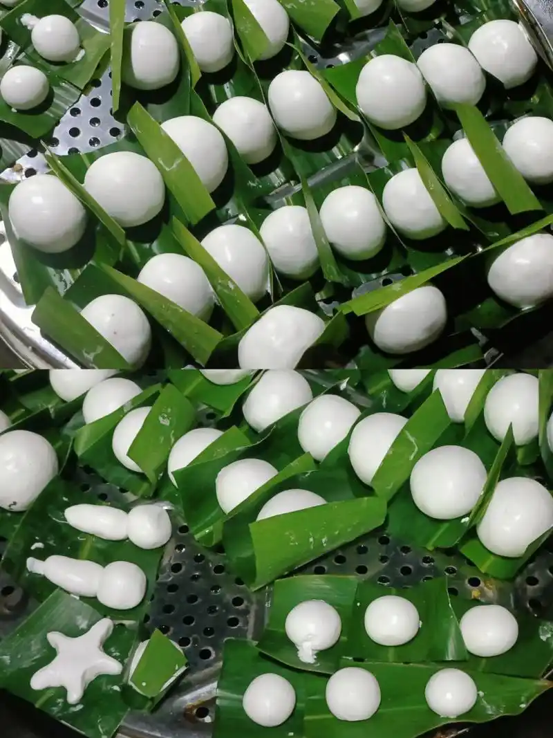 还得是宜宾这边的叶儿粑95   在外面吃的叶子经常是白菜叶子,简直么