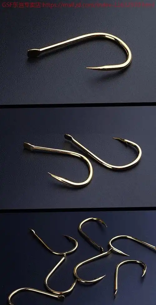 金千又鱼钩散装歪嘴筏钓海钓有倒刺不跑鱼细条垂钓钩装备l44千又歪嘴