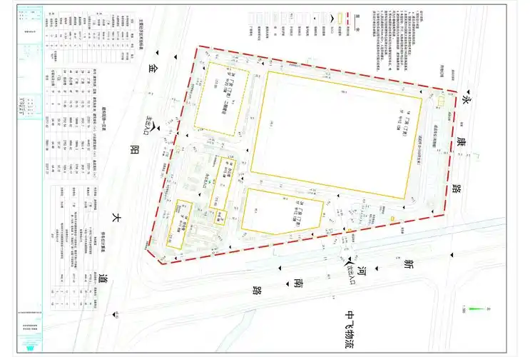 隧道施工智能装备制造总部基地项目总平面布置图拟批准公示