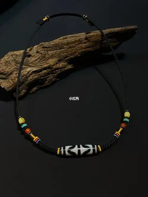 手工编绳设计过程经典款天珠锁骨链