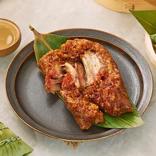 手工鲜粽 早餐食材 端午礼品 【每日现包现发】酱香排骨粽200g*6只装