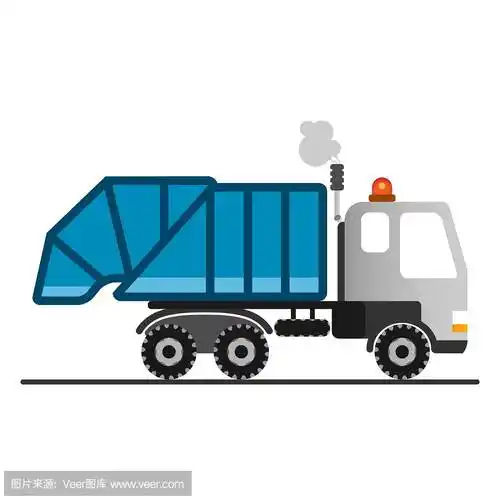 垃圾车简笔画 垃圾车简笔画图片大全