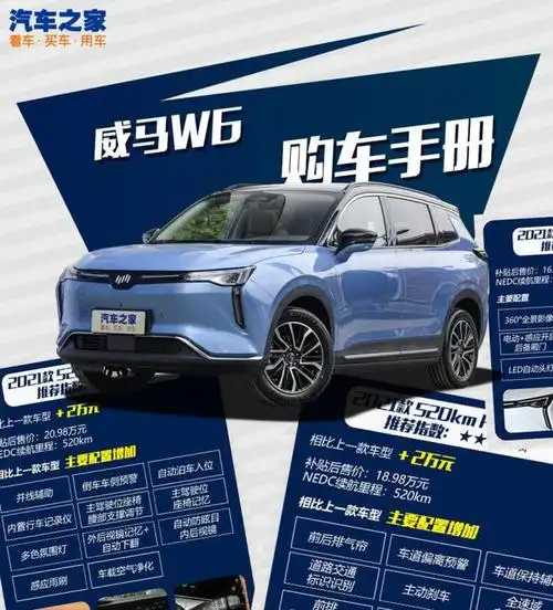 推荐620km ace极智版 威马w6购车手册|新车|suv_网易订阅