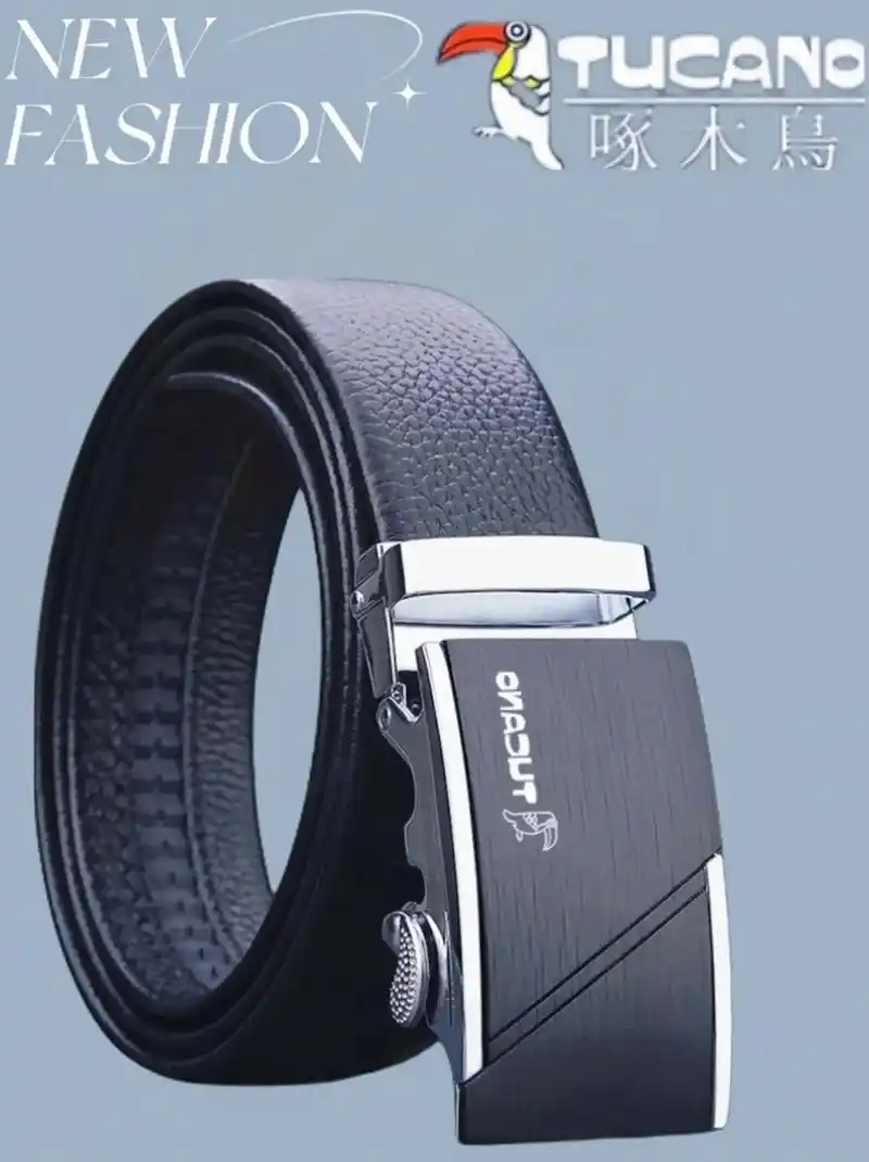 这款啄木鸟牛皮男士皮带采用真皮,手感很柔 - 抖音