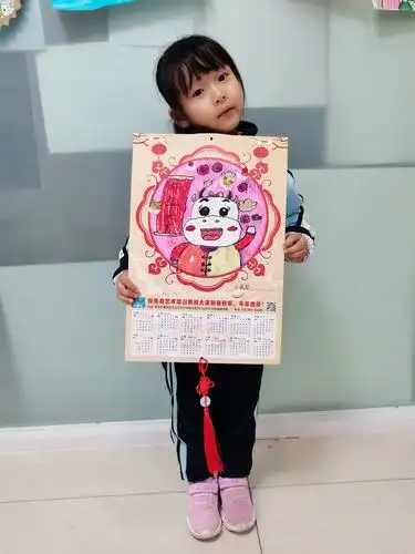 鲸先森 手工年历,充满希望的2021年,自己的作品挂在家里,满满的成就感