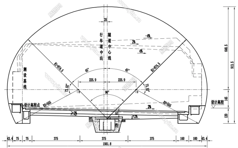 高速公路扩容工程施工图(含桥梁隧道涵洞等)