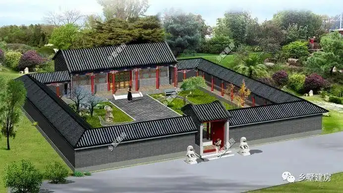 12款传统中式四合院别墅,农村自建,绝对满足你挑剔的眼光!